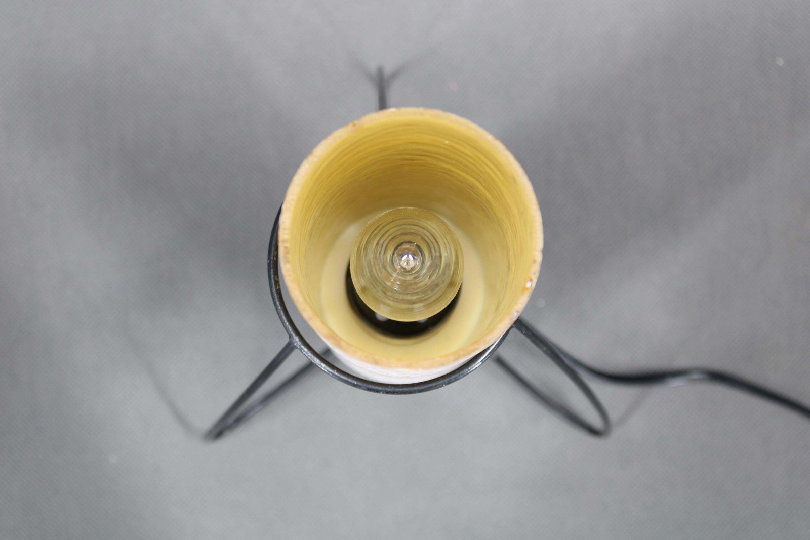 1960s Table Glass Lamp By Pokrok Zilina, Czechoslovakia photo for sale