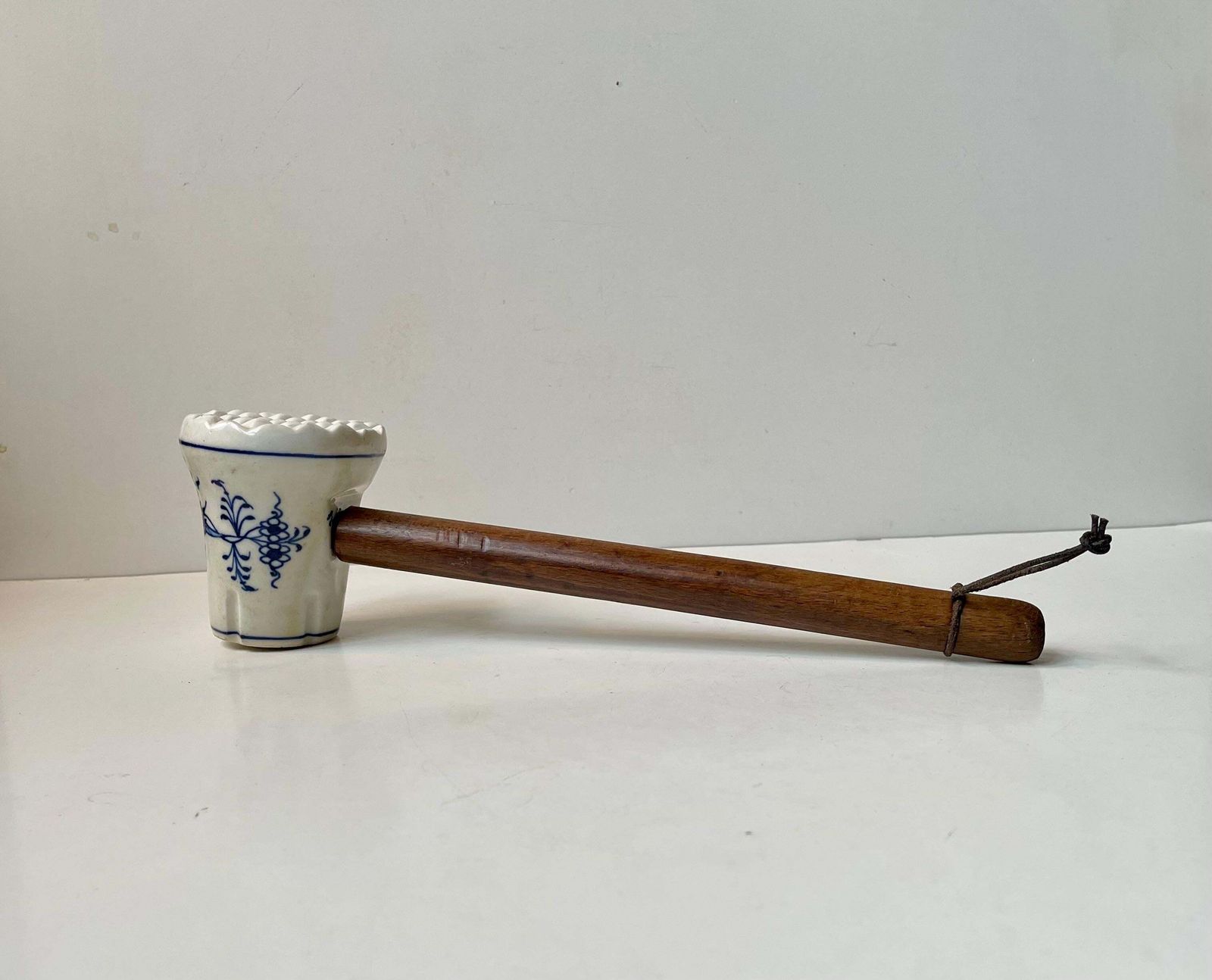 Antique German Porcelain Meat Hammer In Meissen Blue Onion photo Home Decor