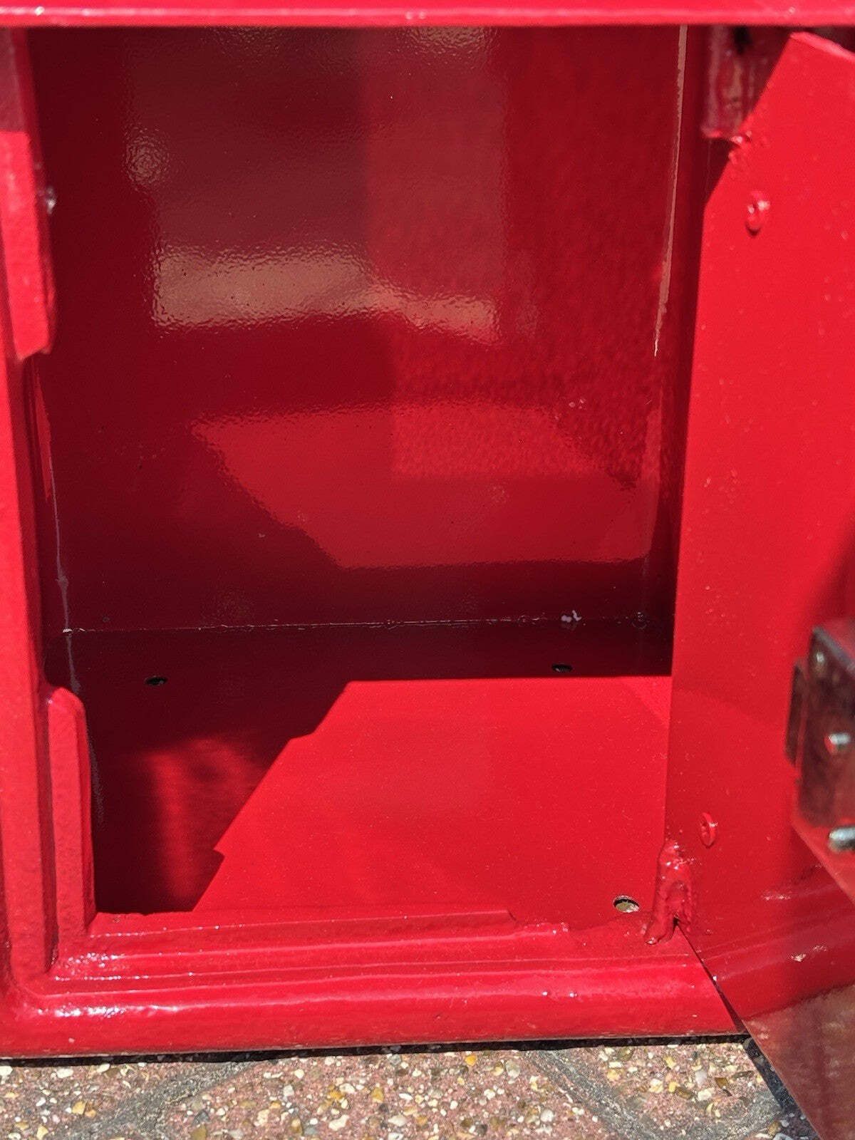 Post Box. Finished In A Bright Red, Comes With 2 Keys. photo buy