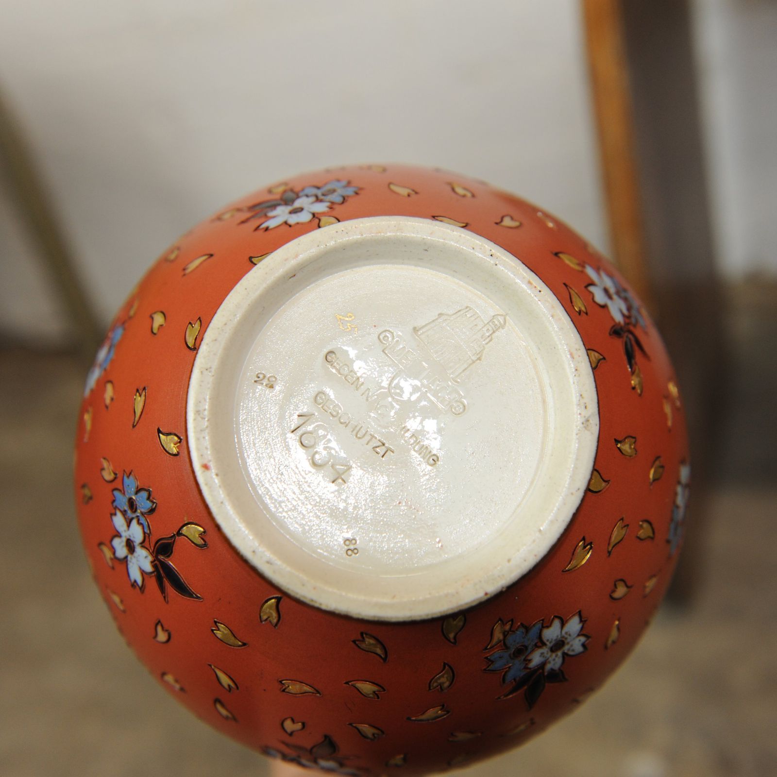Pair Of Large Vases By Villeroy & Boch Mettlac, 1889, Set Of 2 photo vintage