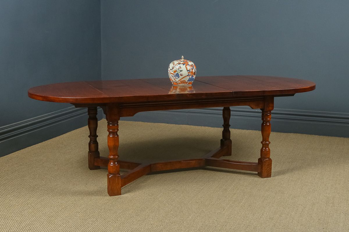 17th Century Style 8ft 3” Oak Farmhouse Kitchen Dining Refectory Serving Table (Circa 1980) photo 1850.0