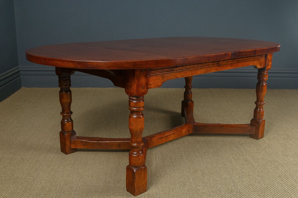 17th Century Style 8ft 3” Oak Farmhouse Kitchen Dining Refectory Serving Table (Circa 1980) photo vinterior