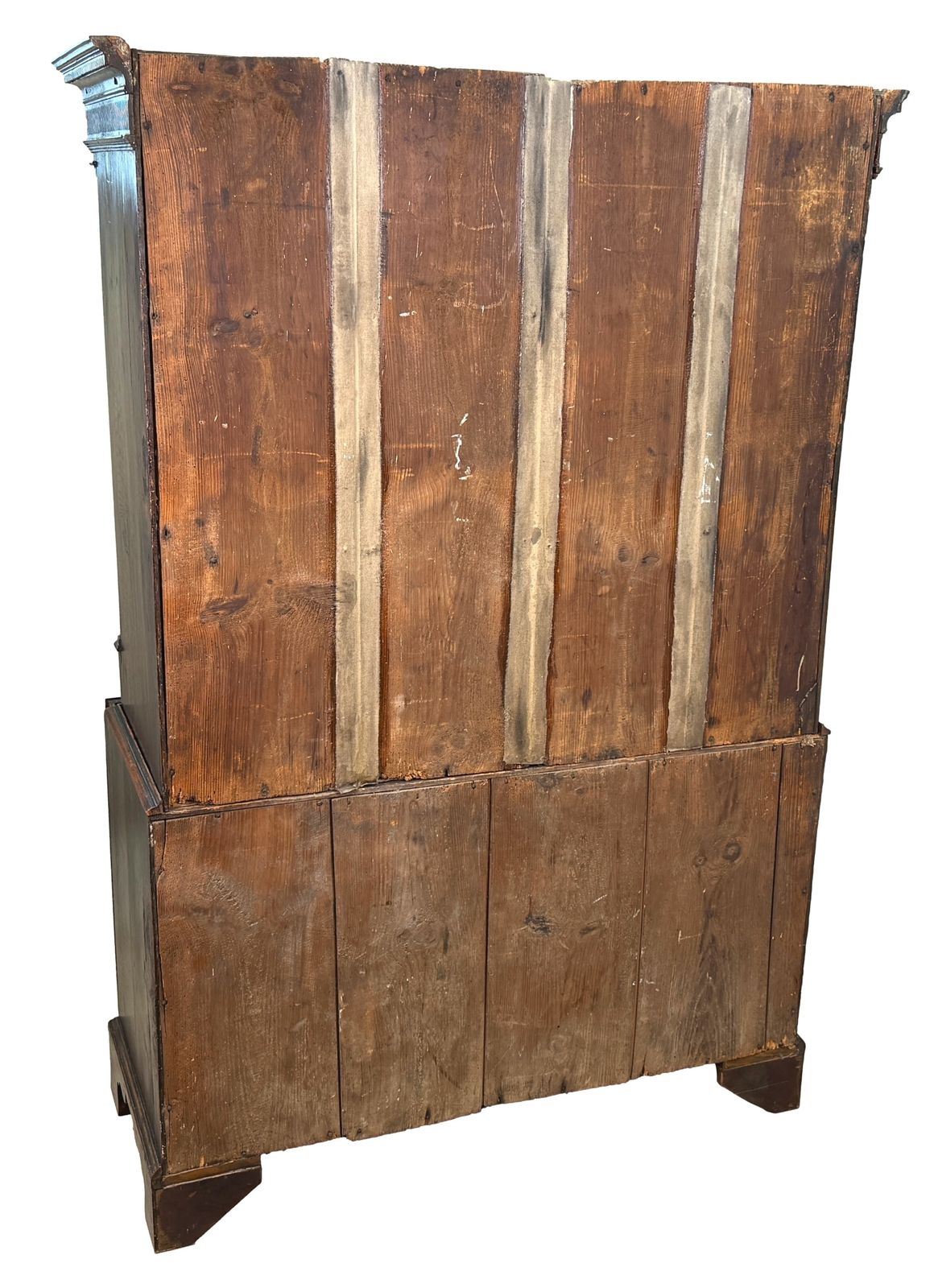 Furniture Georgian 18th Century Oak Press Cupboard (England, Circa 1750) photo
