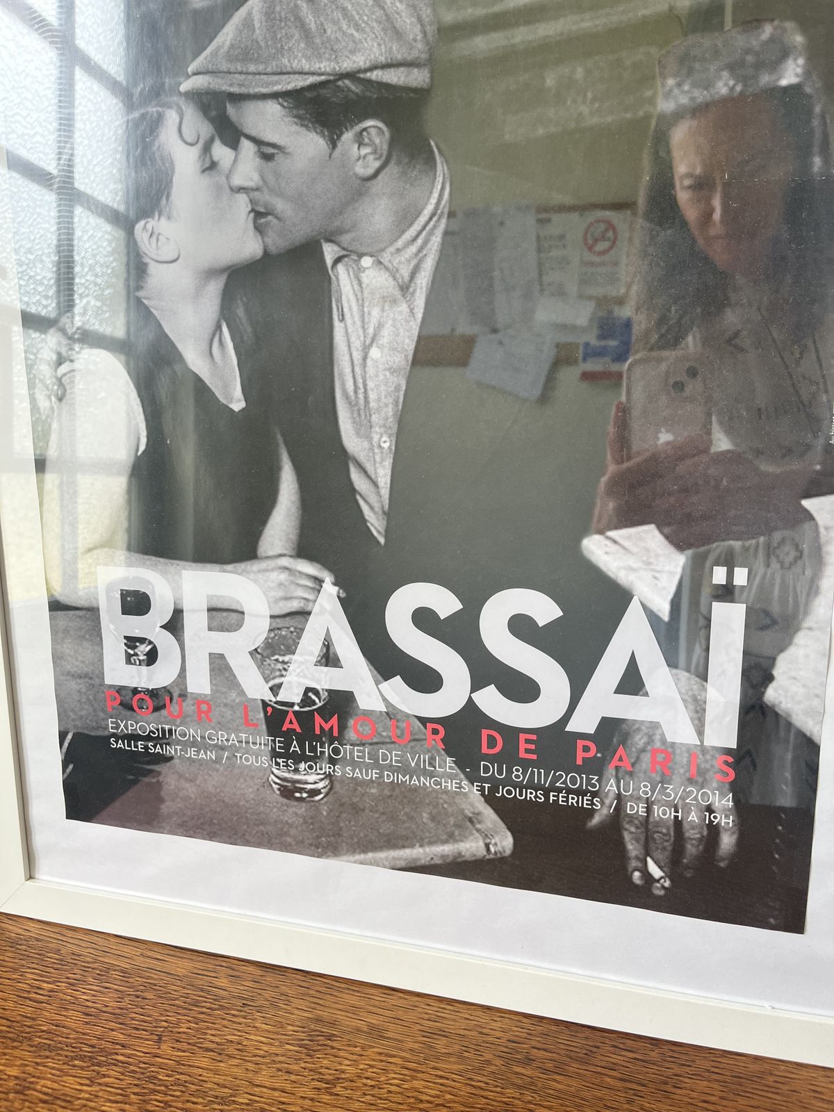 Framed Brassaï Exhibition Poster | “Pour L’amour De Paris” | Hôtel De Ville, 2013–2014 photo vinterior