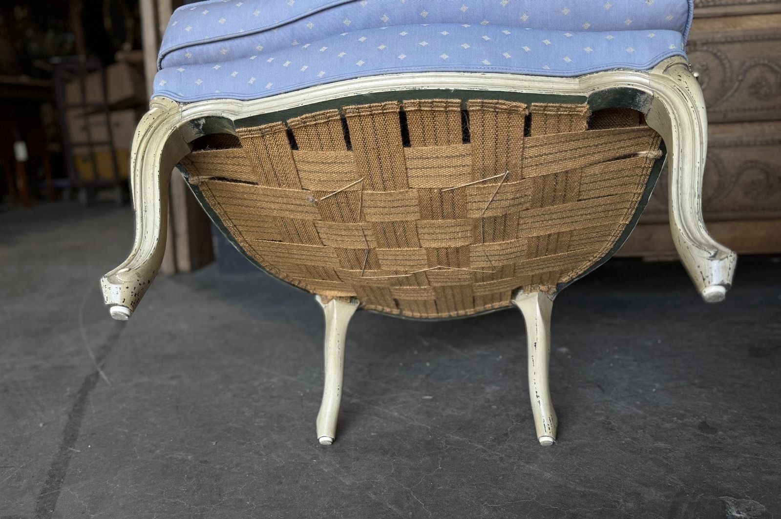 Comfortable Pair French Bergere Arm Chairs photo 695.0