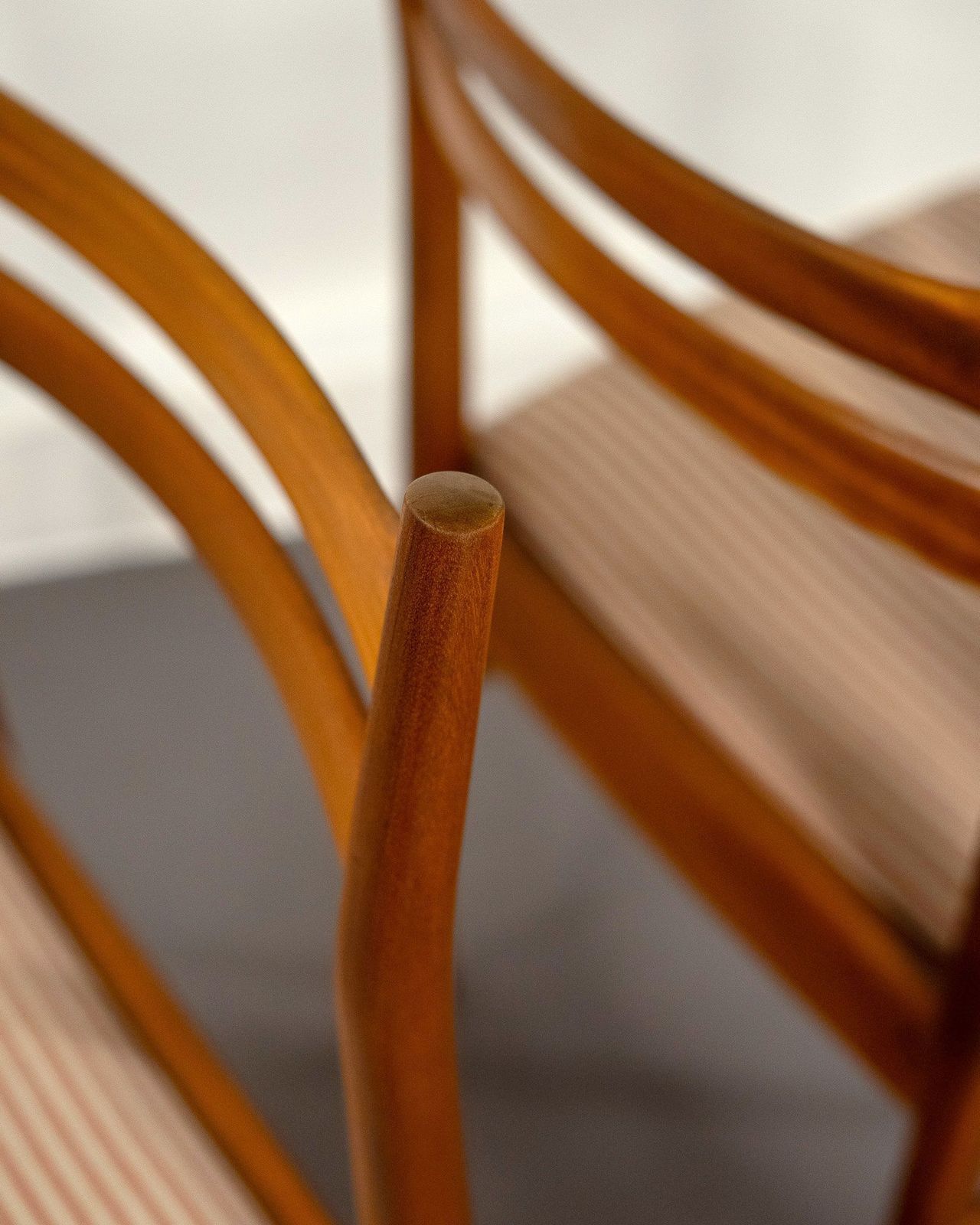 Furniture Set Of 6 Dining Chairs By McIntosh And Co Made Of Teak photo