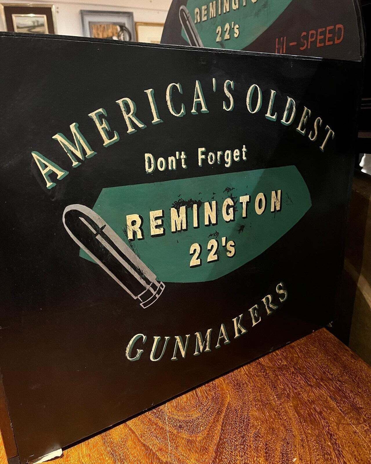 photo for sale Set Of Shop Drawers. Advertising Cabinet. Remington Shop Counter Cabinet.