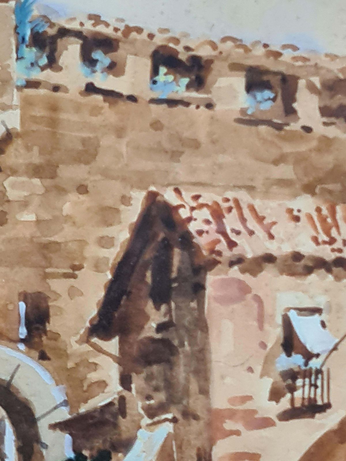 View Of Rome, The Aurelian Wall, Gateway At The Market Place By G Tosy photo buy