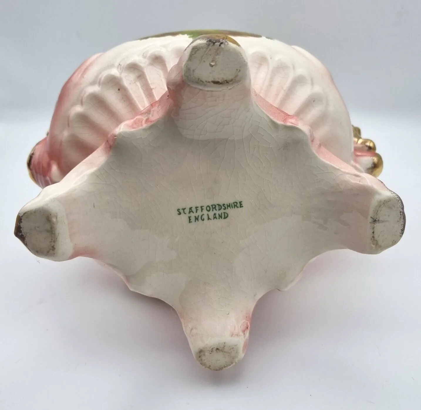 Royal Staffordshire Antique Teapot Ironstone Tea Pot Fragonard C1900 photo vintage
