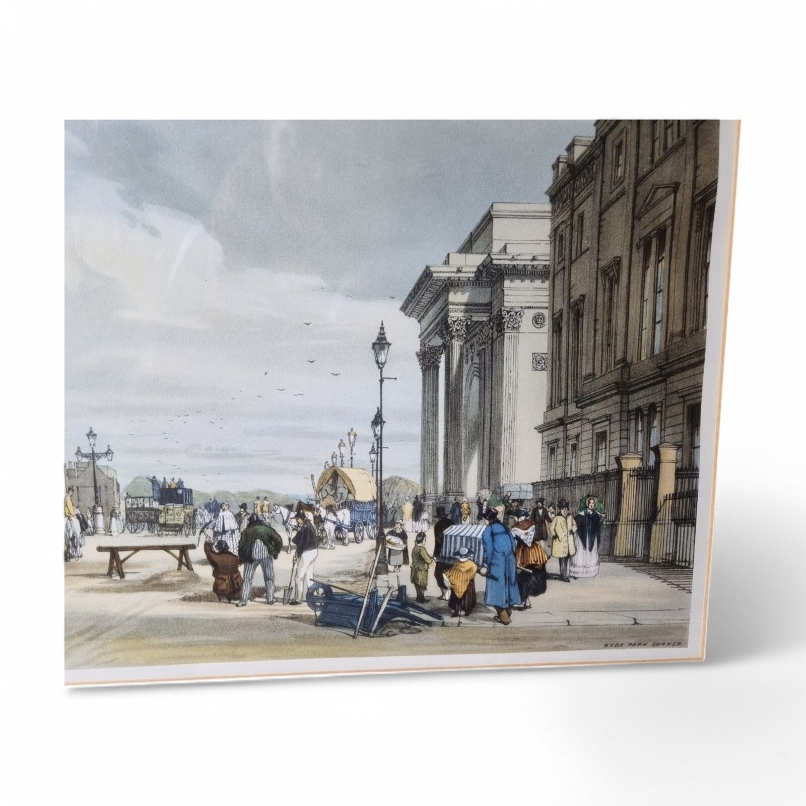 Thomas Shotter Boys 'Hyde Park' 19th Century Lithographs Hand Colouring Wall Art photo buy