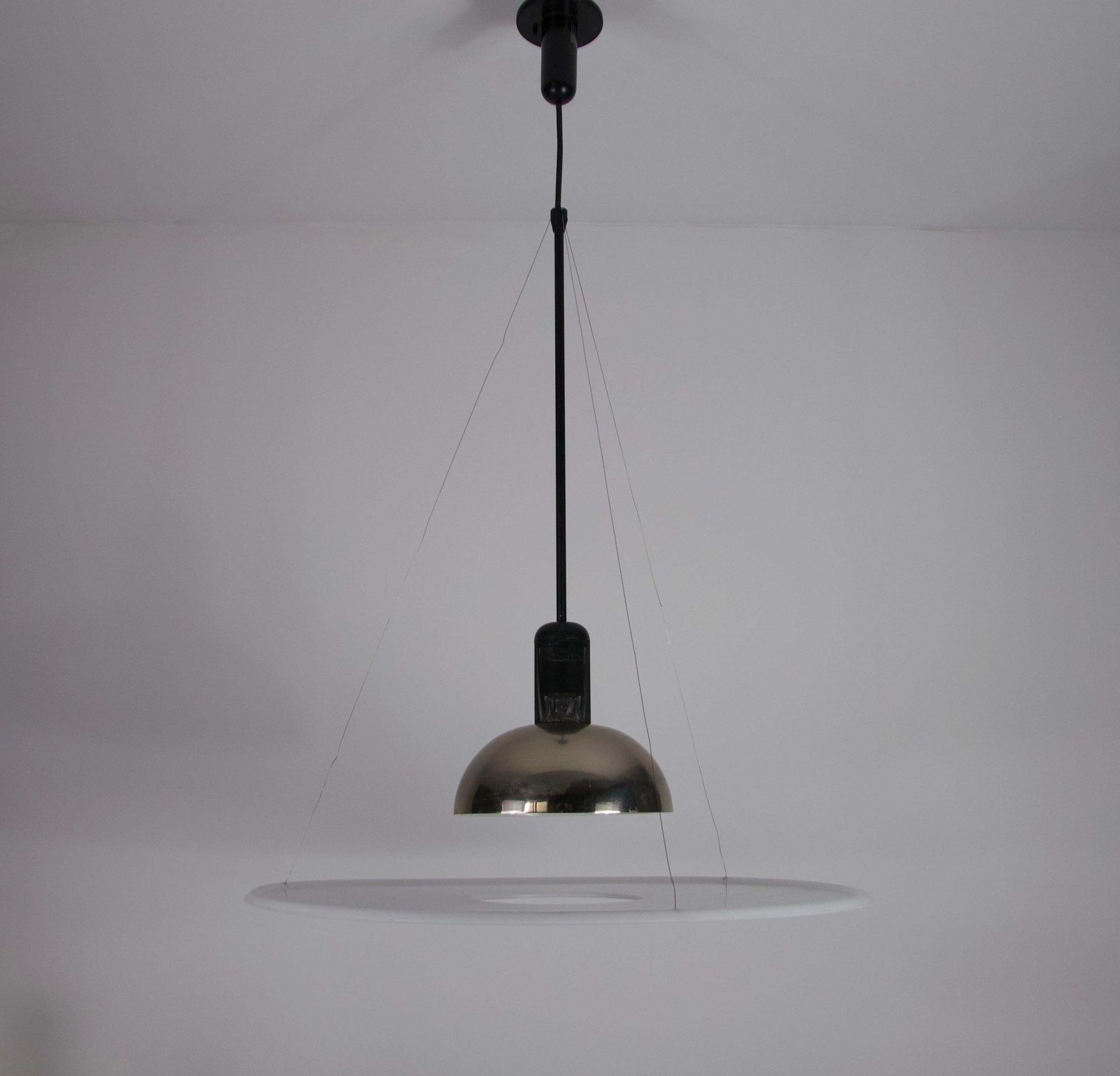 Italian Frisbi 850 Pendant Lamp By Achille Castiglioni For Flos, 1970s photo vinterior