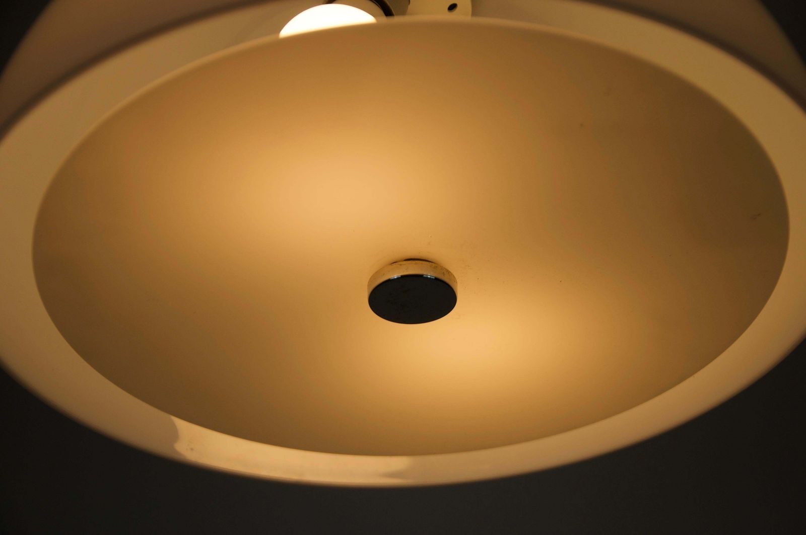 Lighting White Space Age Pendant Lamp, Germany, 1970s photo