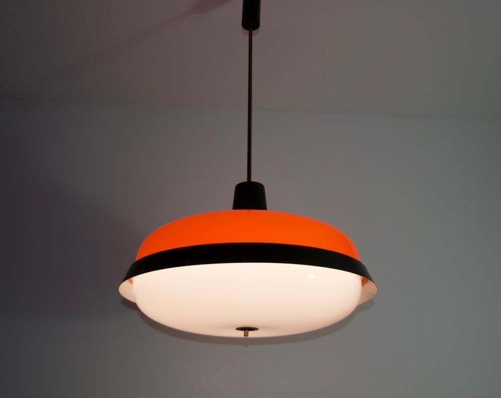 Mid Century Ceiling Lamp By Stilnovo, Italy, 1960s photo for sale