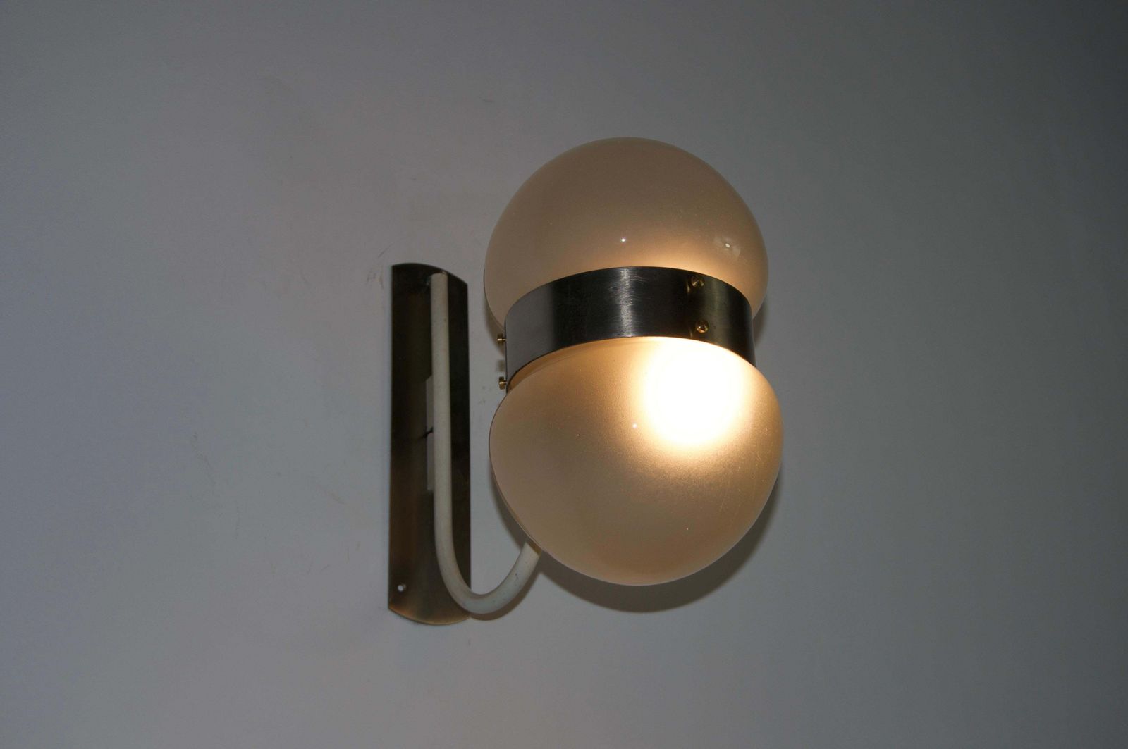 Chrome And Glass Wall Lamp By Sergio Mazza For Artemide, Italy, 1960s photo furniture
