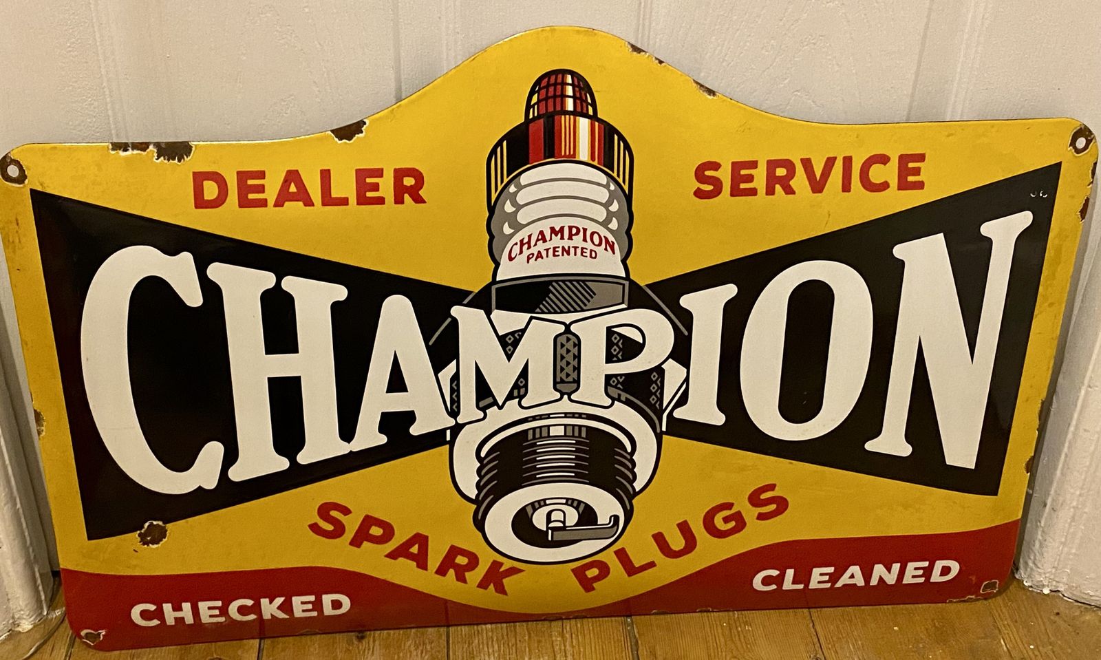 Large Champion Spark Plugs Parts Speed Huge Shop Sign Automobile Automotive Garage Art Gasoline Cleaning Motor Racing F1 Car Auto Gas Monkey Ac Fan Aa photo buy