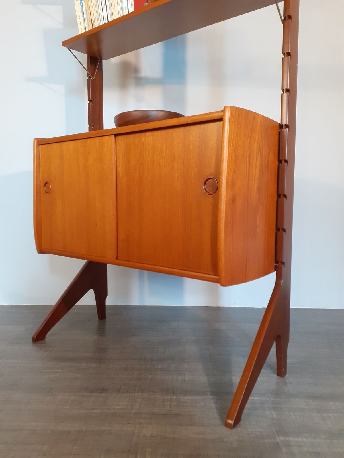 Furniture Ergo Freestanding Unit In Teak,  Scandinavian Mid Century 1960s photo