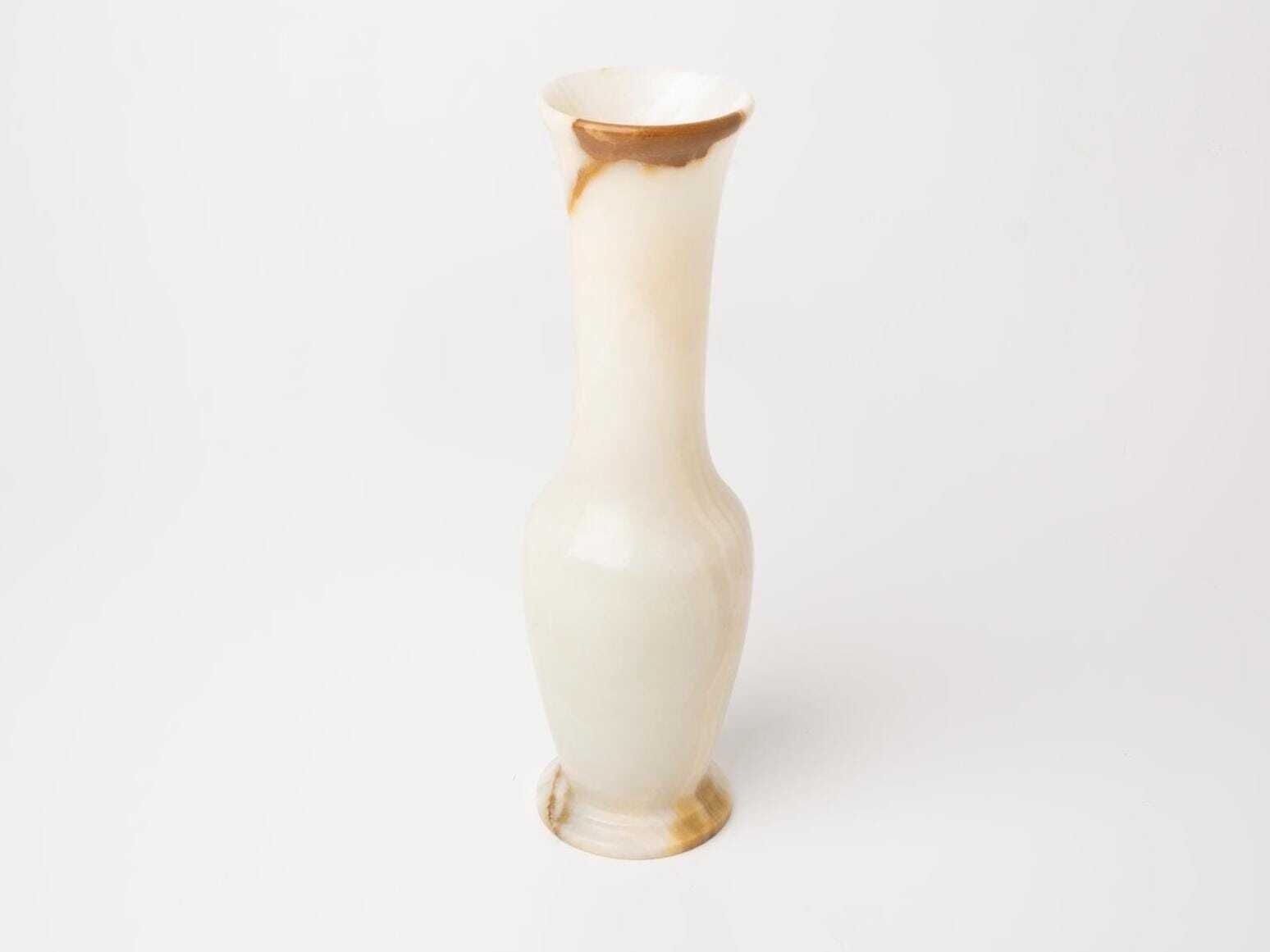 Large Natural Onyx Vase | Natural Stone Vase | Large Onyx Vase photo vinterior