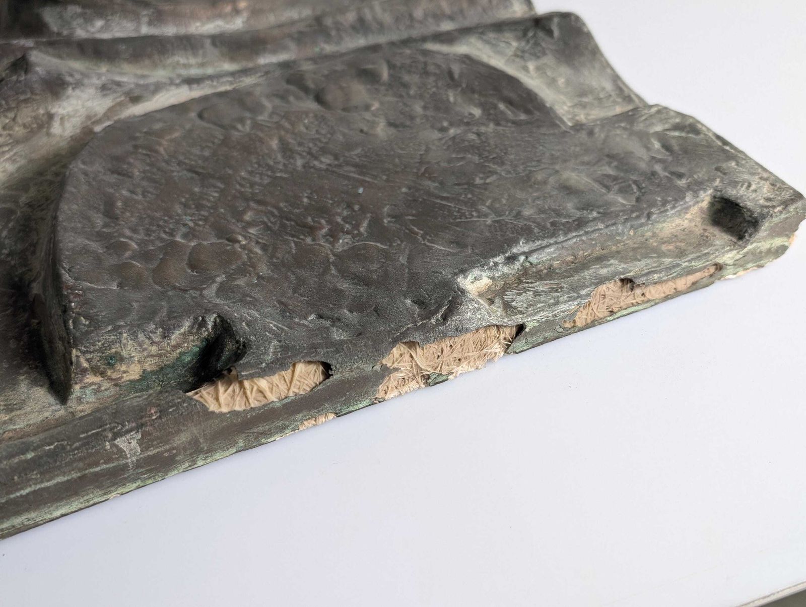 Brutalist Fiberglass Relief Sculpture Plaque, 1960s photo buy