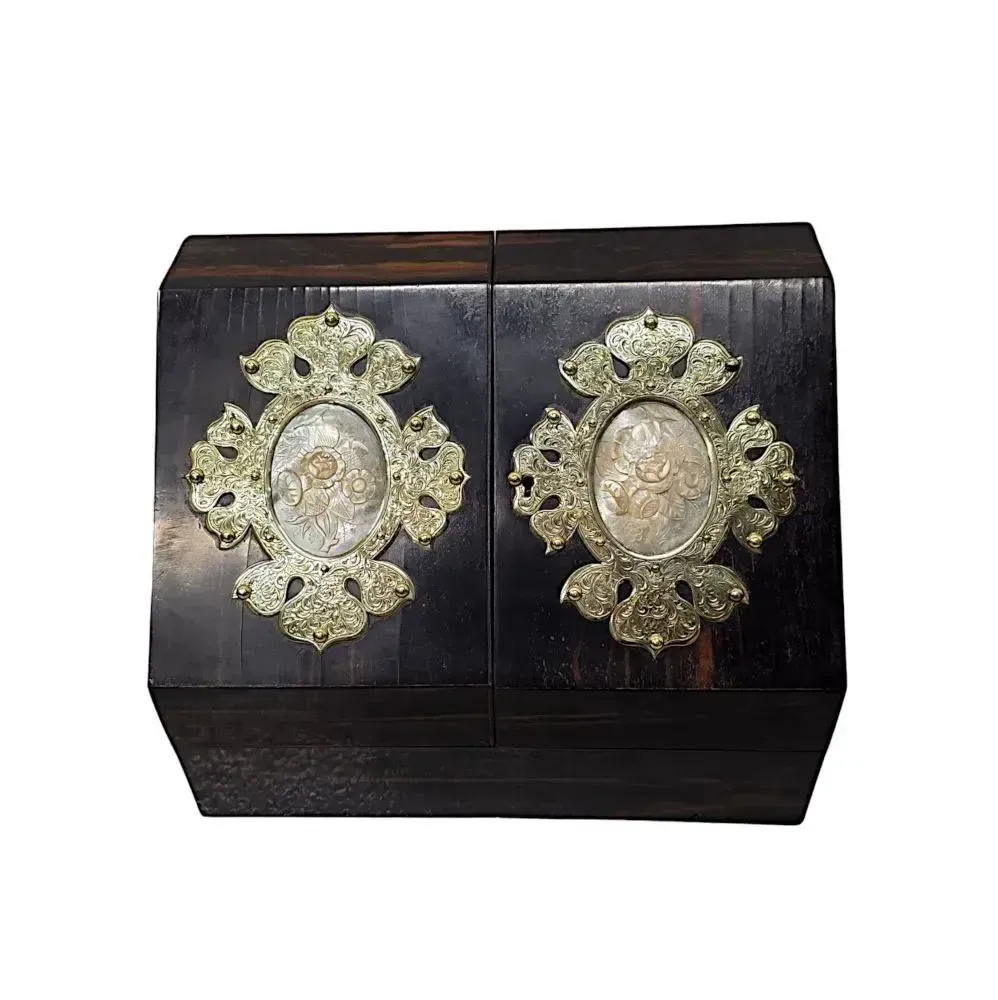 A Very Rare 19th Century Coromandel Desk Set photo furniture