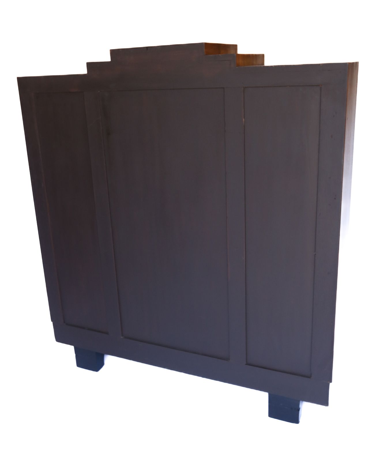 Art Deco Walnut Display Cabinet Circa 1930s photo for sale