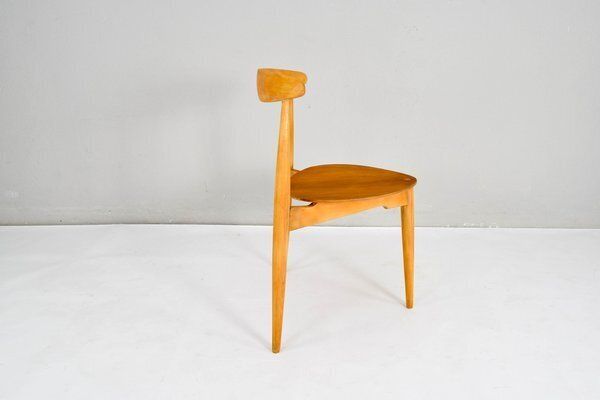 photo vinterior Fh4103 Heart Dining Chairs By Hans Wegner For Fritz Hansen, Denmark, 1950s, Set Of 4