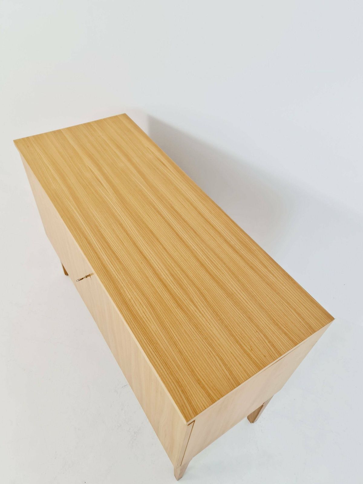 German Mid Century Oak Record Cabinet, Sideboard By Flb Möbel Fabrik, 1950s photo buy