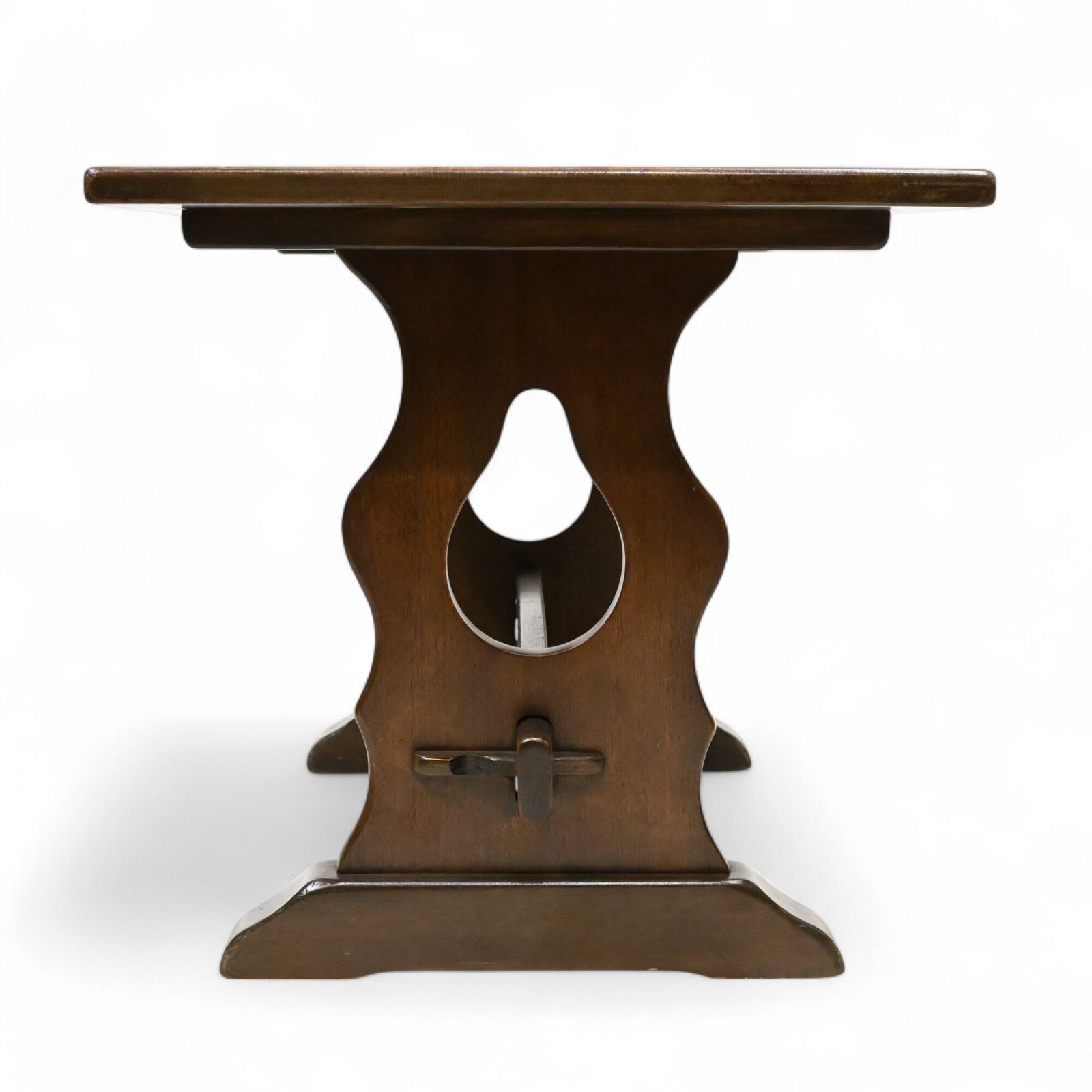 Large Oak Coffee Table Tudor Refectory Style Jaycee Free Uk Delivery photo 187.0