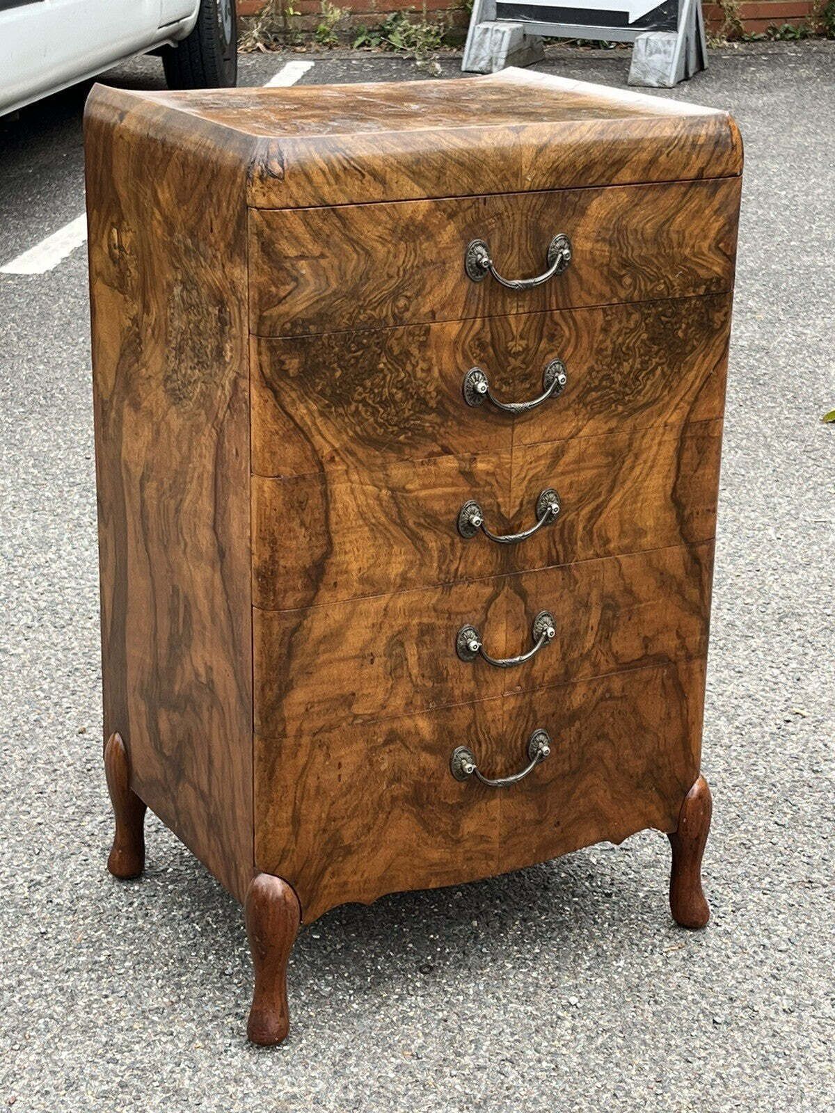 Art Deco Walnut Chest Of Drawers.Maurice Adams Of London W1. Amazing Quality. photo furniture