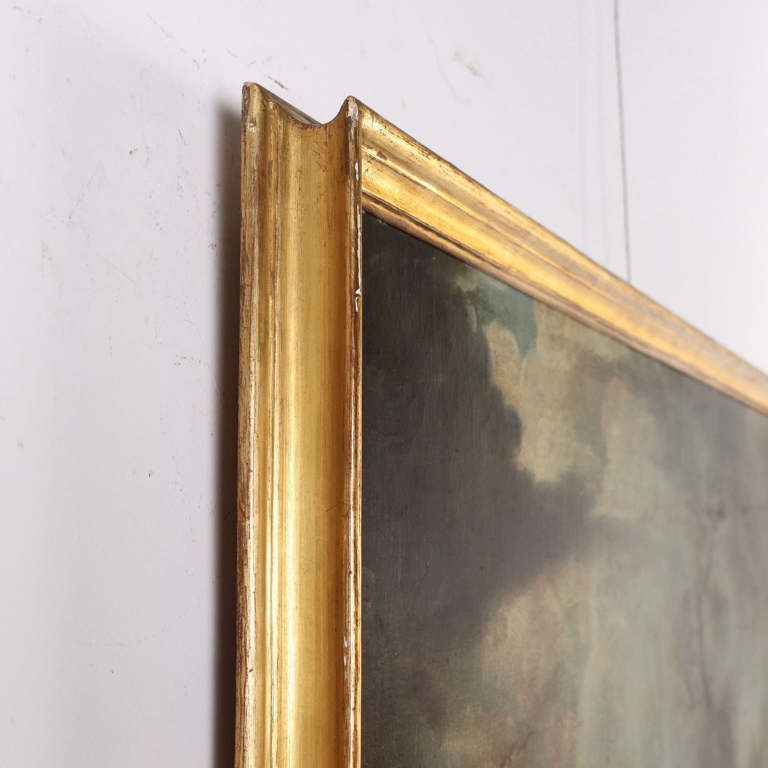 Art Antique Painting Oil On Canvas French School XVIII Century photo