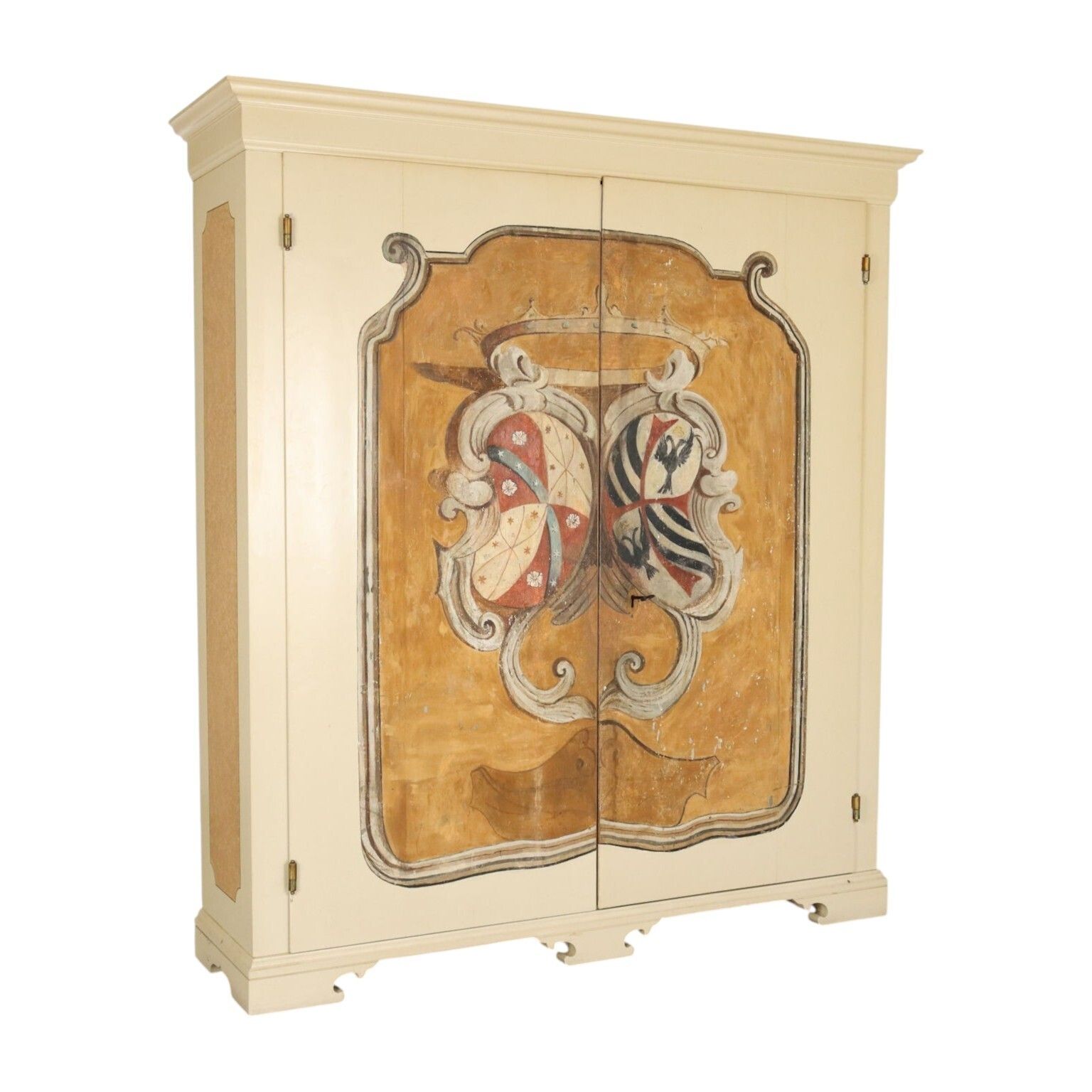Wardrobe Baroque Style Coat Of Arms Fir XX Century