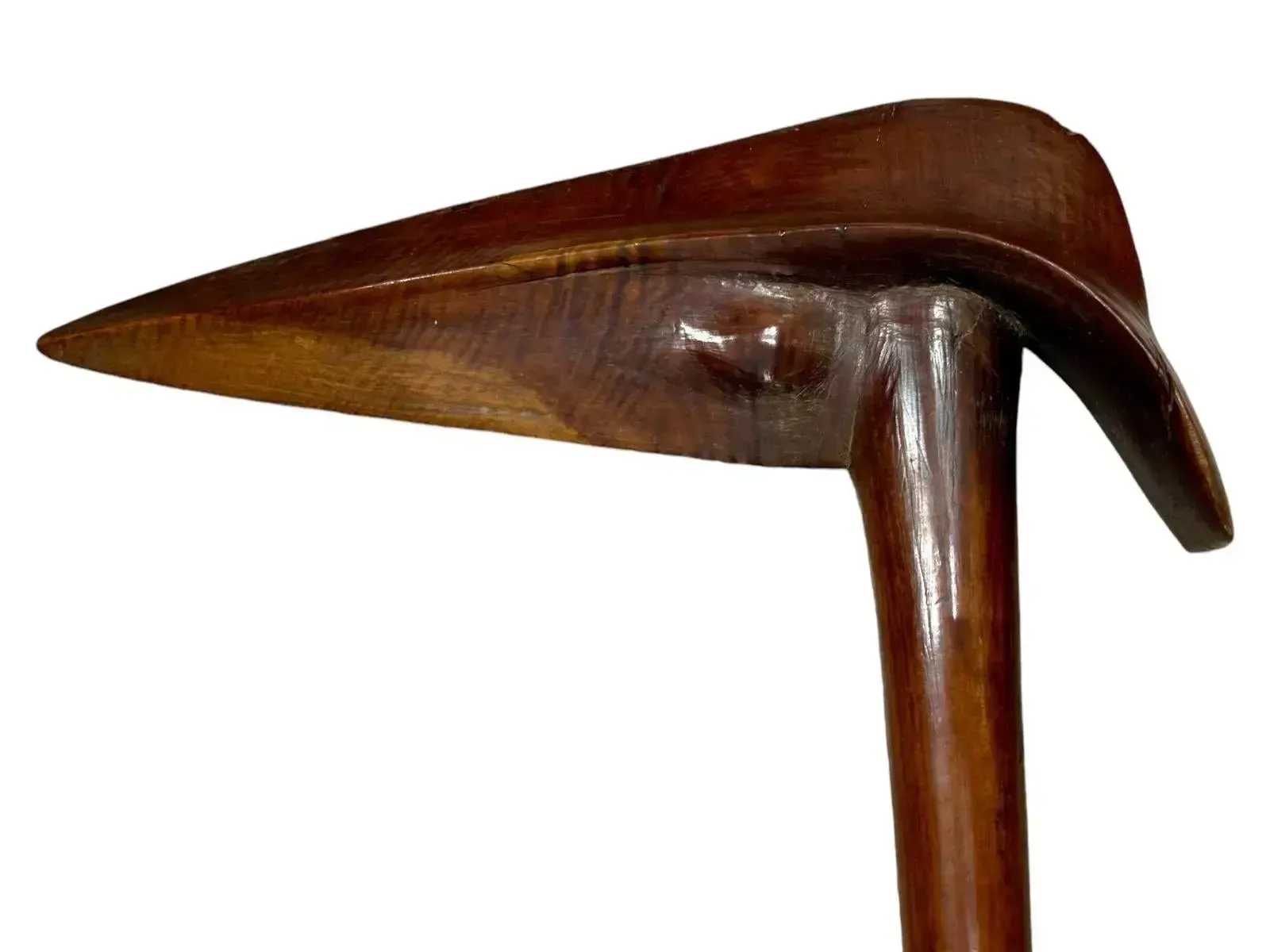 4530.0 Rare Kanak Kagu Wooden Bird Beak Puzzle, New Caledonia, 19th Century photo