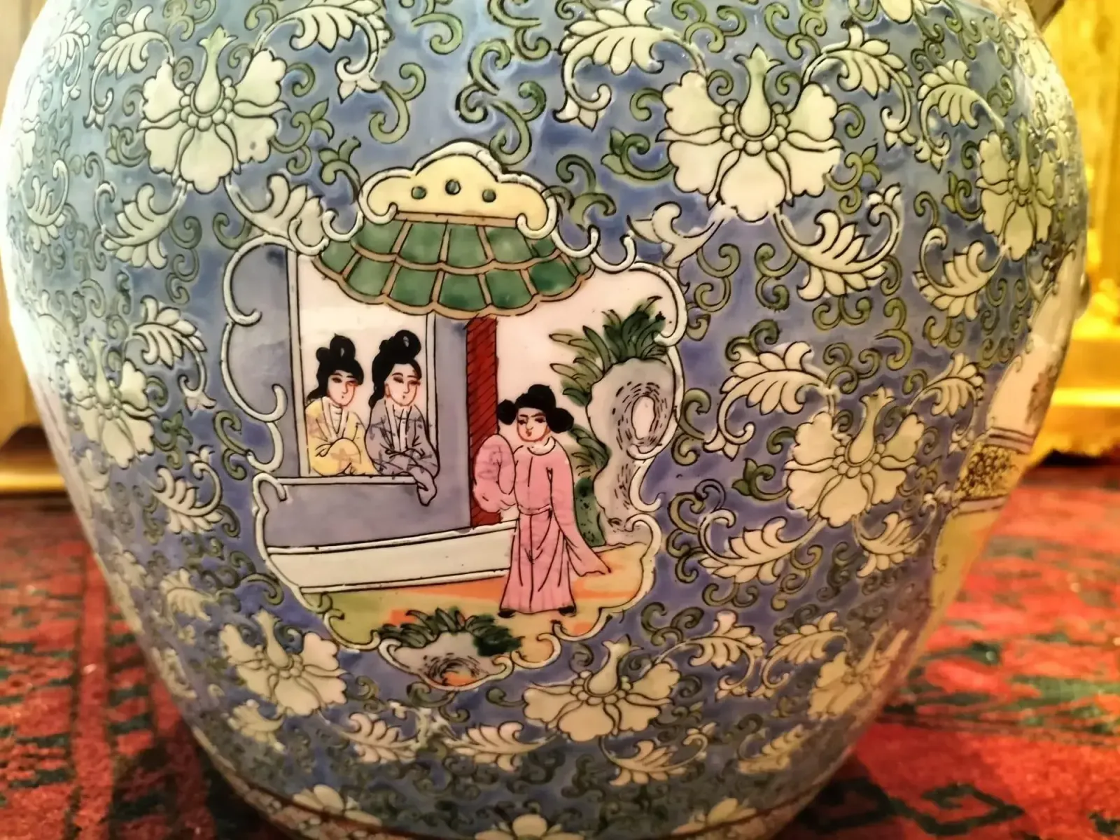 19th Century Aquarium Pot In Porcelain, China. photo 1522.0