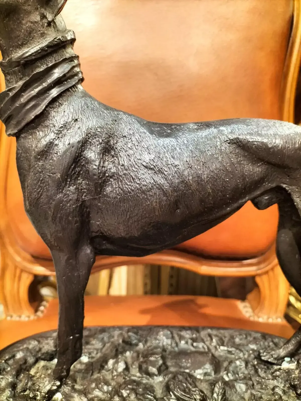 photo for sale 19th Century Statue Of A Greyhound In Bronze, In The Style Of Pierre Jules Mêne