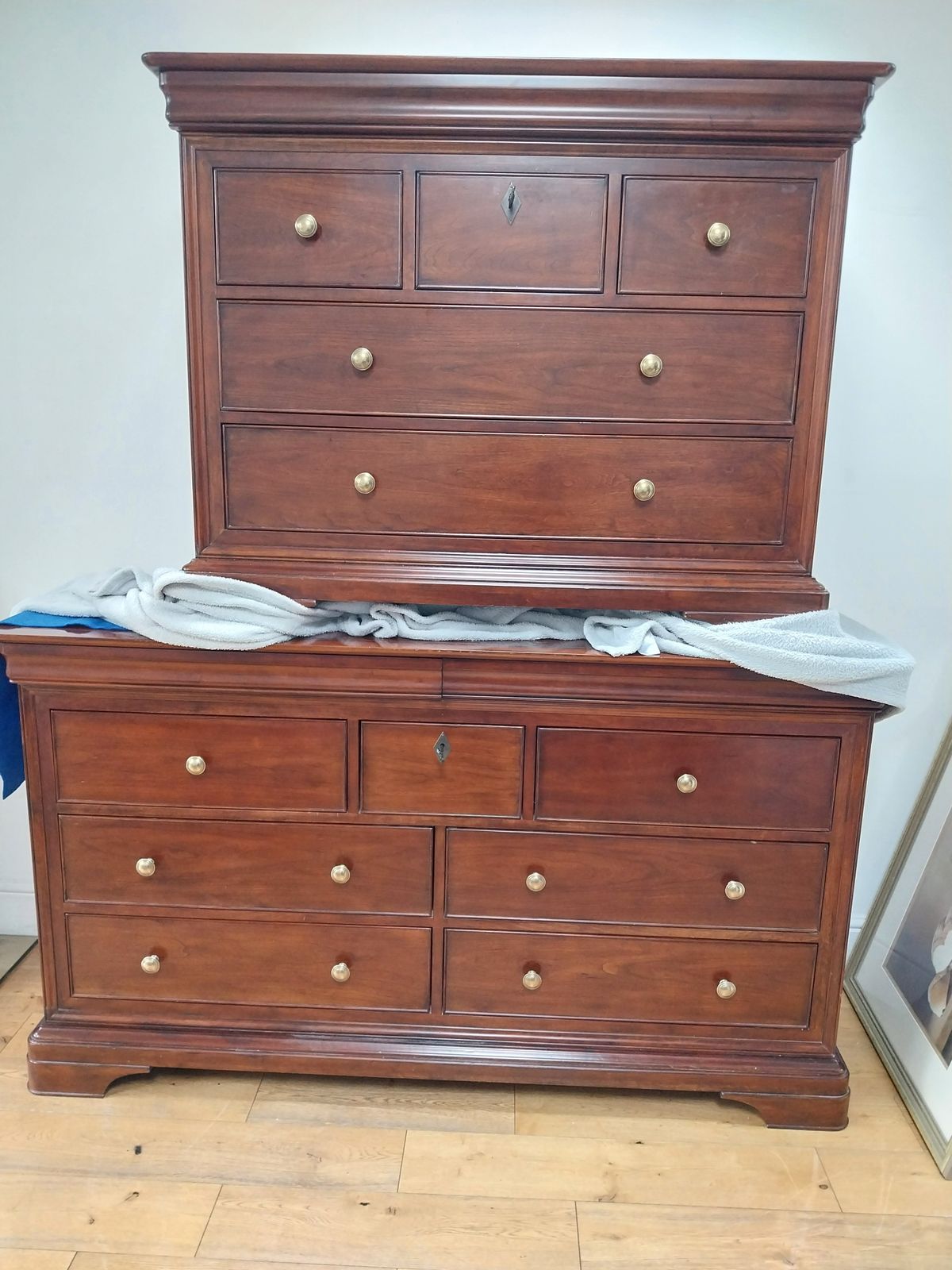 Quality Craftsman. Mahogony Chests Of Drawers.