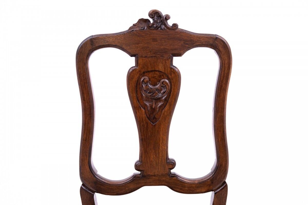 Set Of Six Antique Chairs From Around 1900, France. After Renovation. photo vinterior