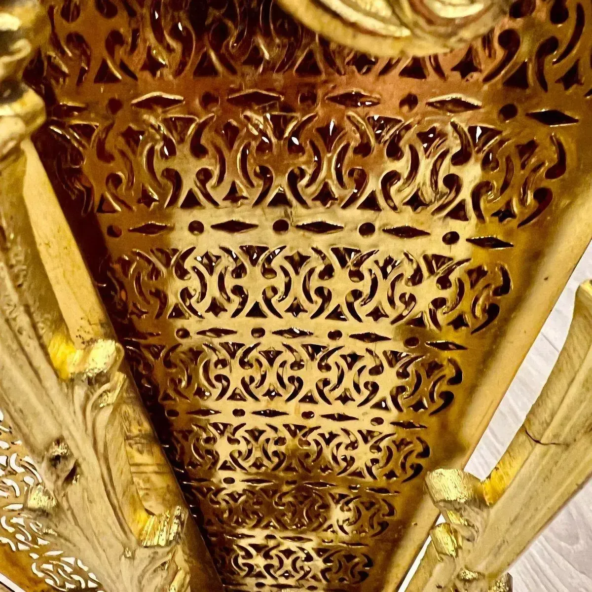 19th Century Fireplace Screen In Gilt Bronze photo 1607.0