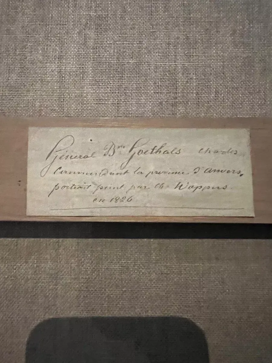 Portrait Of General Goethals Attributed To Gustaaf Wappers (1803 1874) photo furniture