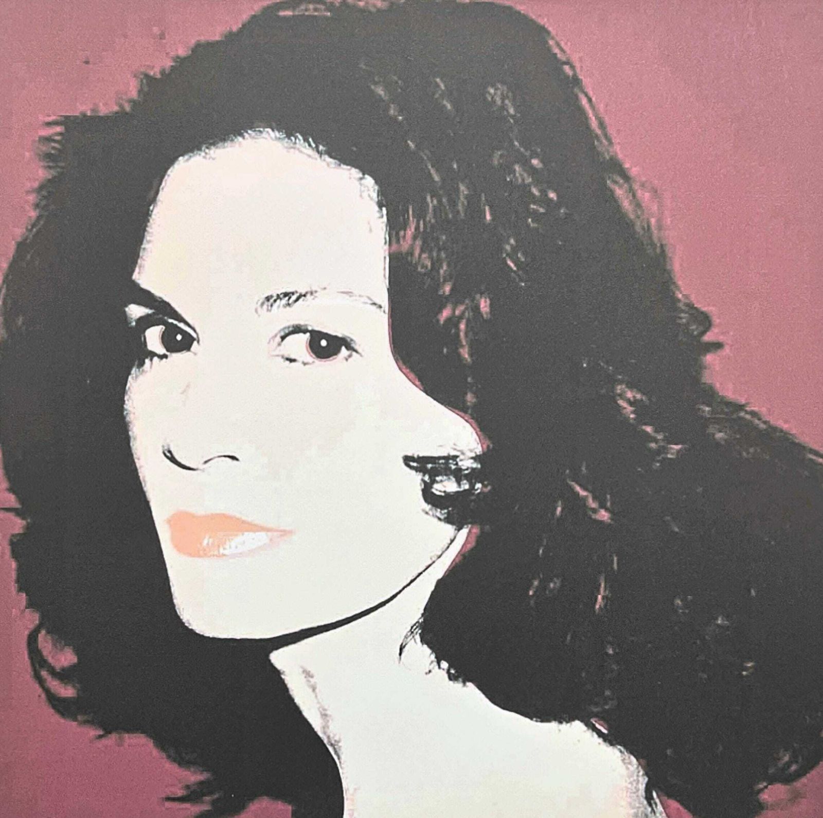 Andy Warhol  Florinda Bolkan   Signed, Numbered Edition Of 100, 38 X 56 Cm, Edition Leo Castelli photo furniture