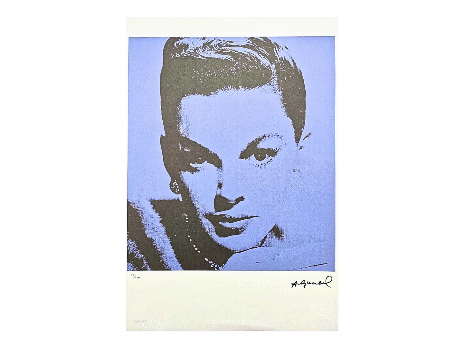 Andy Warhol   Judy Garland   Signed, Numbered Edition Of 100, 38 X 56 Cm, Edition Leo Castelli