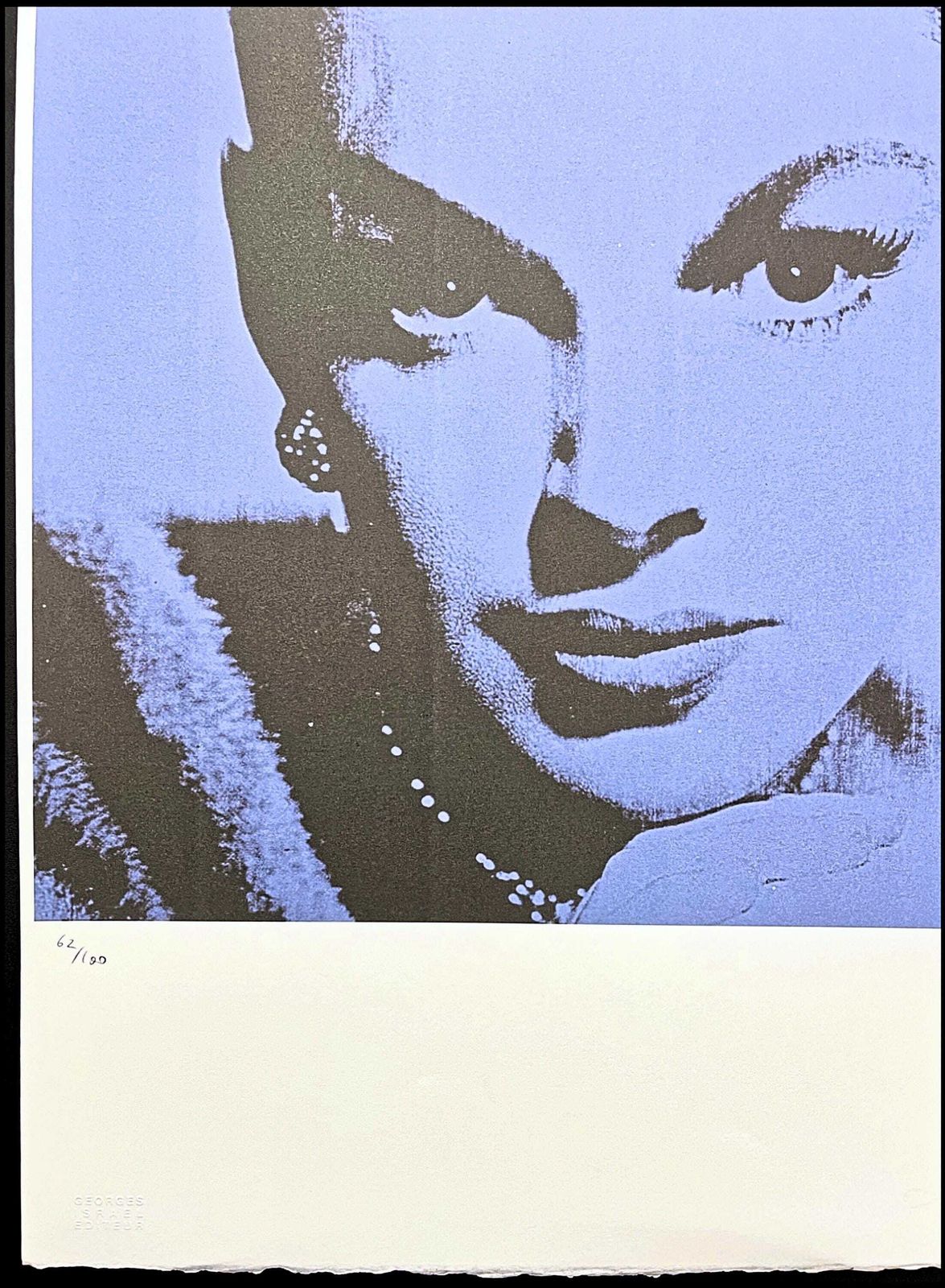 Andy Warhol   Judy Garland   Signed, Numbered Edition Of 100, 38 X 56 Cm, Edition Leo Castelli photo for sale