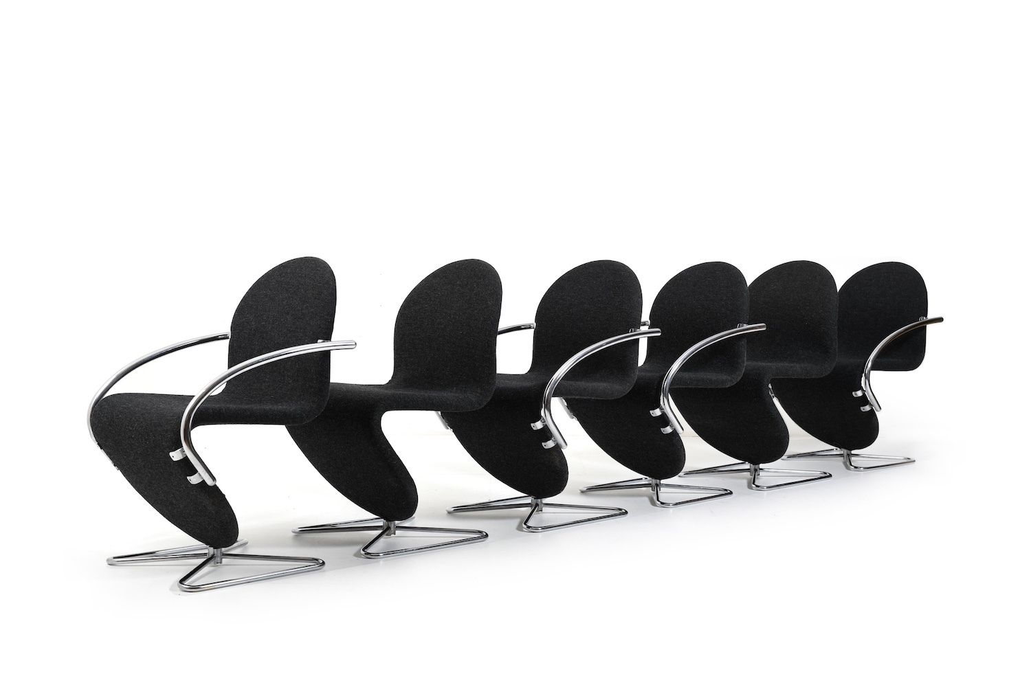 Verner Panton For Fritz Hansen 1973 Series 1 2 3 Butterfly Base photo furniture