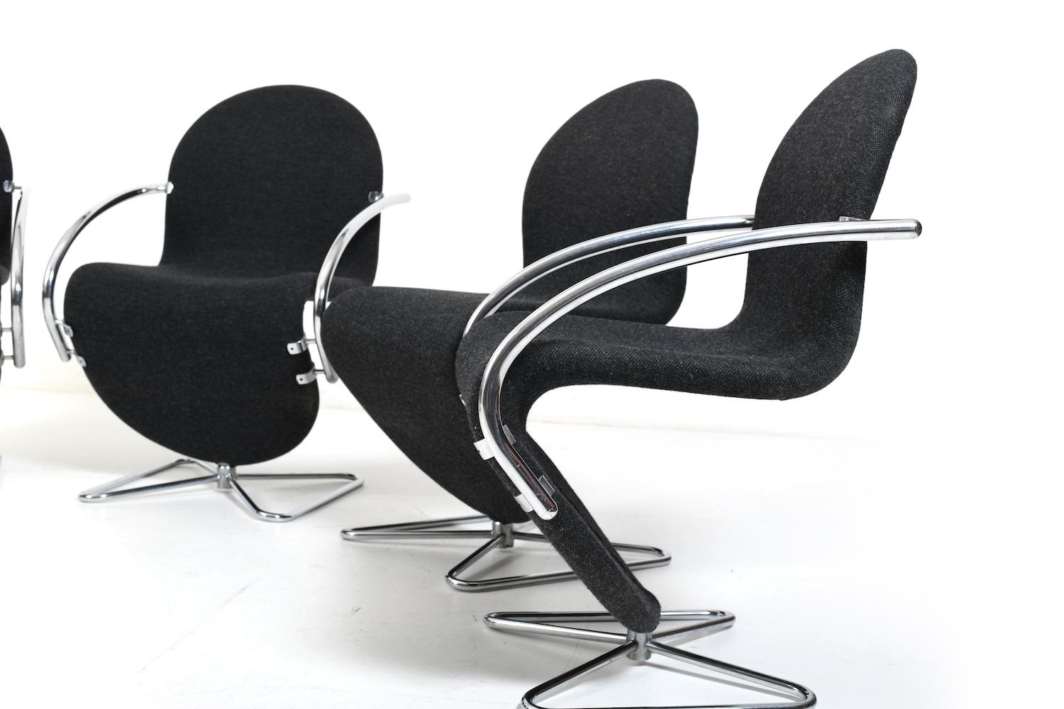 photo buy Verner Panton For Fritz Hansen 1973 Series 1 2 3 Butterfly Base