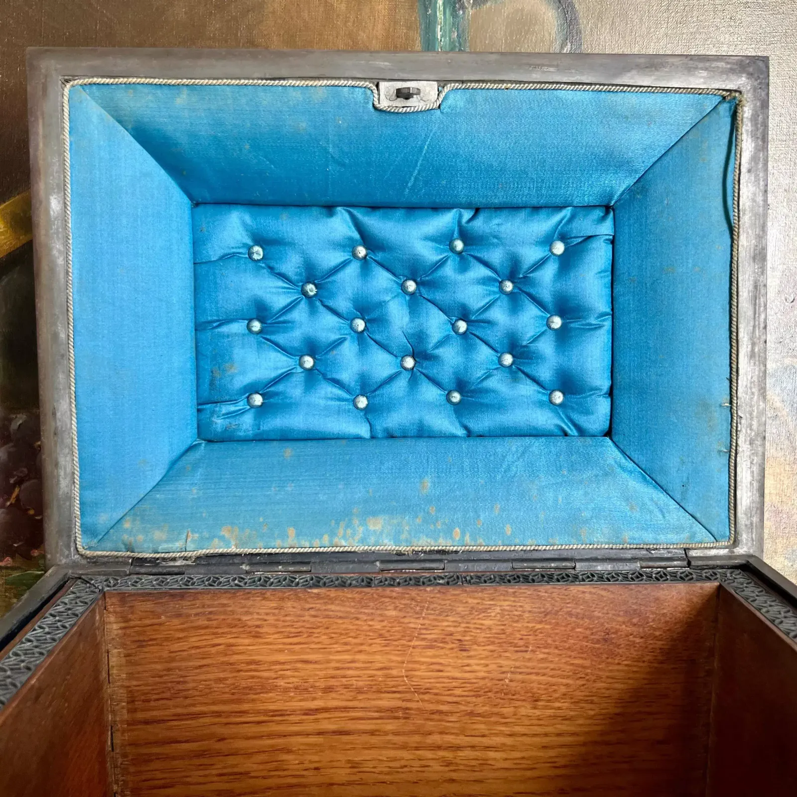 Bronze Jewelry Chest In Neo Gothic Style From The Napoleon III Period photo Home Decor