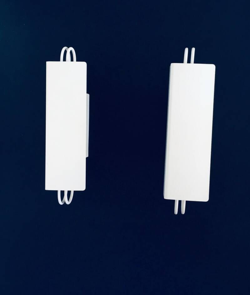 Postmodern Architectural Design Sconce Wall Lamp Set, Belgium 1980's photo Lighting