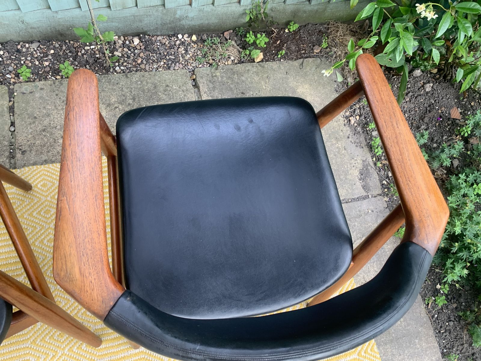 Original Mid Century Danish Design Teak Pair Of Carver Chairs photo Furniture