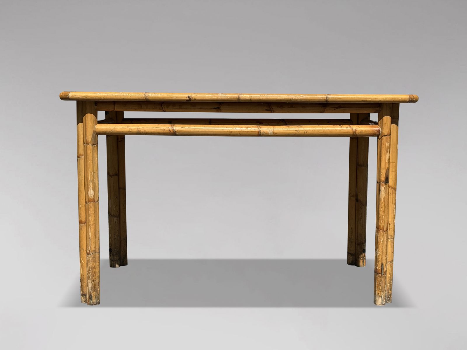 Mid Century French Bamboo Dining Table photo buy