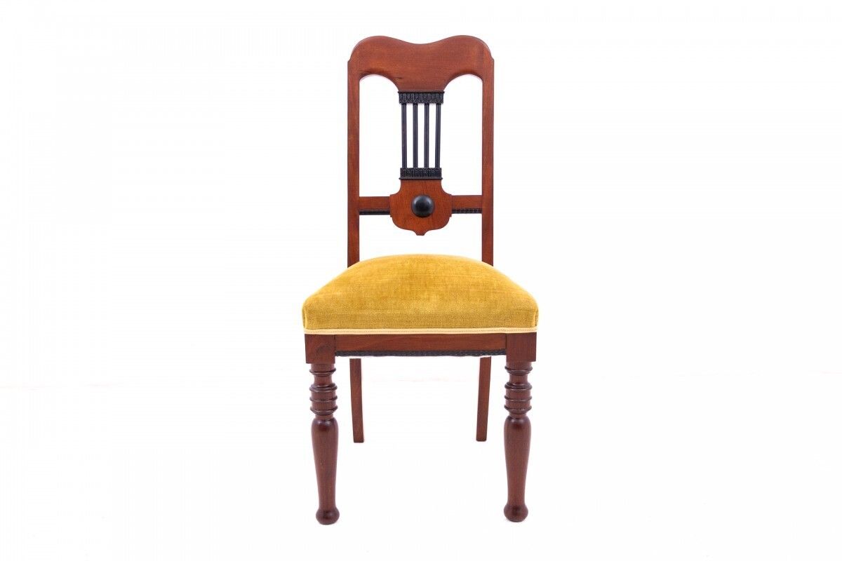 Set Of Six Chairs, Northern Europe, Turn Of The 19th And 20th Centuries. After Renovation. photo 1478.0