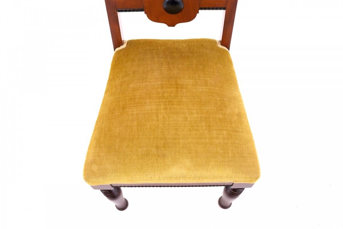 photo for sale Set Of Six Chairs, Northern Europe, Turn Of The 19th And 20th Centuries. After Renovation.