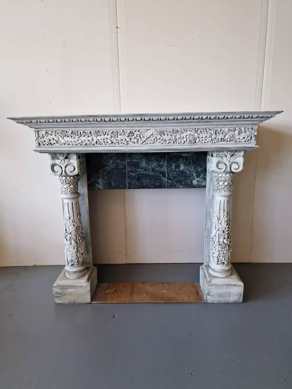Beautifully Carved Fireplace Portal photo buy