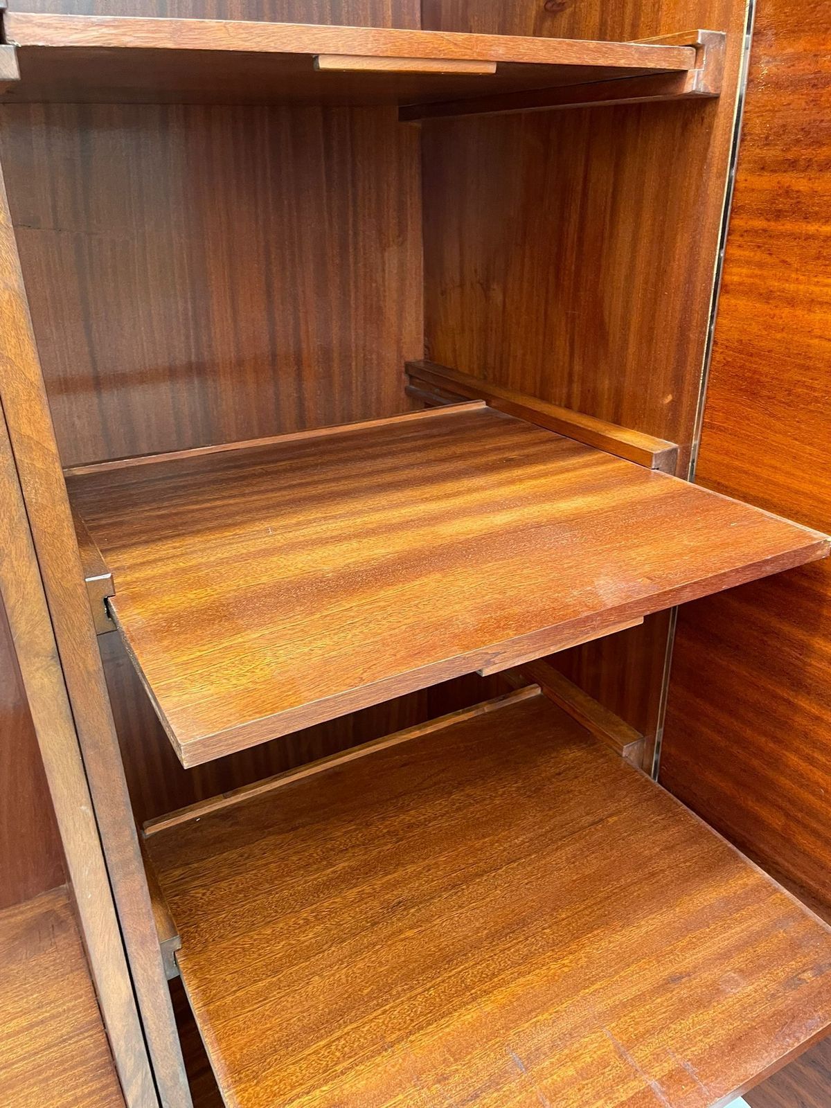 photo furniture Restored Mid Century Walnut Wardrobe By Tatra Nábytok, Czechoslovakia, 1930s–1960s